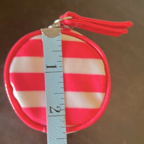 I ❤️ VS Vintage Mini Pink Stripe Cosmetic Bag - Picture 9 of 9
